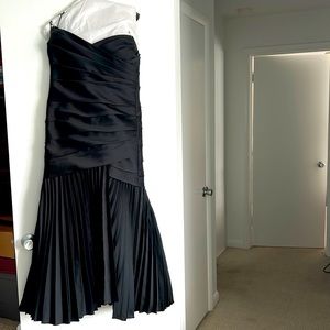 Black Liancarlo Strapless Formal Gown